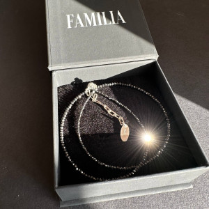 Natural unprocessed diamond choker in silver