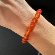 Carnelian bracelet in silver