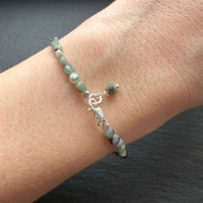 Natural emerald bracelet