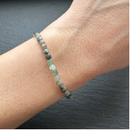 Natural emerald bracelet