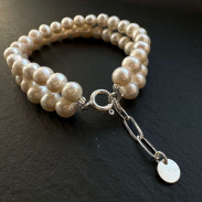 Natural pearl bracelet