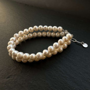 Natural pearl bracelet