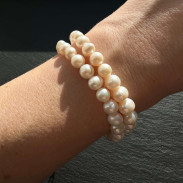 Natural pearl bracelet