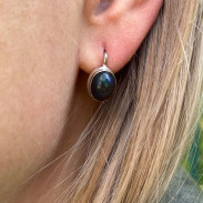  Silver Opal Earrings