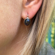  Silver Opal Earrings