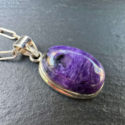 Pendant Charoite natural