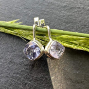 Silver Tanzanite Earrings