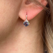 Silver Tanzanite Earrings
