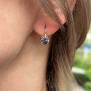 Silver Tanzanite Earrings