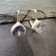 Silver Tanzanite Earrings