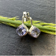 Silver Tanzanite Earrings