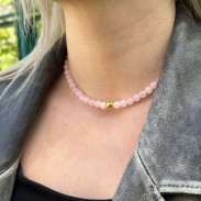 Choker Rose Quartz