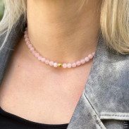 Choker Rose Quartz