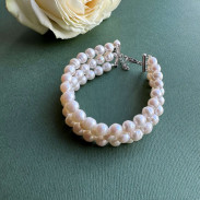 Natural pearl bracelet
