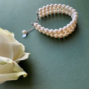 Natural pearl bracelet