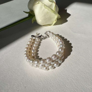 Natural pearl bracelet