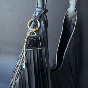 Natural Agate Keychain