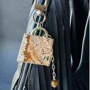 Keychain Natural jasper