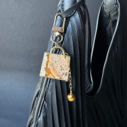 Keychain Natural jasper
