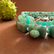 Set of 3 Amazonite Bracelet Natural