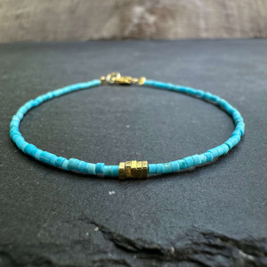 Natural turquoise bracelet