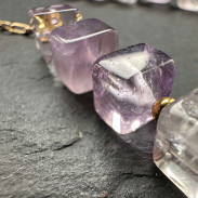 Necklace with natural Ametrine