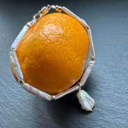 Браслет с Жемчугом Барочным натуральным