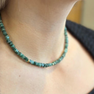 Ожерелье из Изумруда натурального