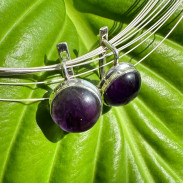 Silver Amethyst Earrings