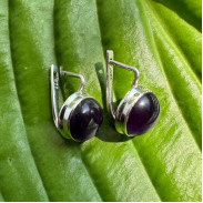 Silver Amethyst Earrings