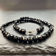 Choker natural agate