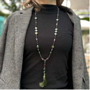 Sotuar Garnet with Natural Pearls