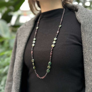 Sotuar Garnet with Natural Pearls