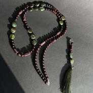 Sotuar Garnet with Natural Pearls