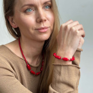 Ожерелье из Коралла натурального
