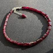 Bracelet Garnet Almandine natural