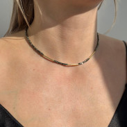 Choker Pyrite natural