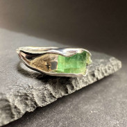 Silver Emerald Ring