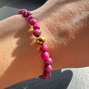 Natural ruby bracelet