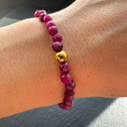 Natural ruby bracelet