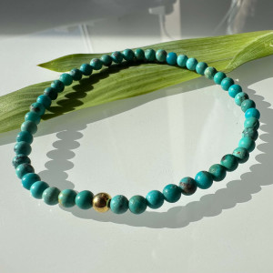 Natural turquoise bracelet