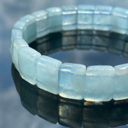 Natural aquamarine bracelet