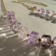 Necklace with natural Ametrine