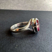Silver Topaz ring