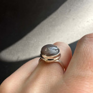Ring with natural Agate