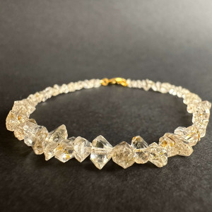Bracelet "Herkimer diamond" natural