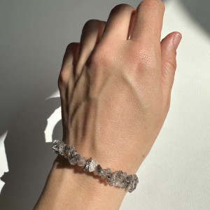 Bracelet "Herkimer diamond" natural