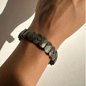 Natural pyrite bracelet