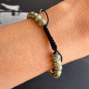 Natural serpentine bracelet