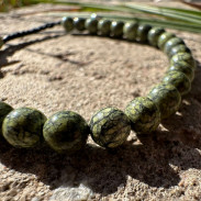 Natural serpentine bracelet